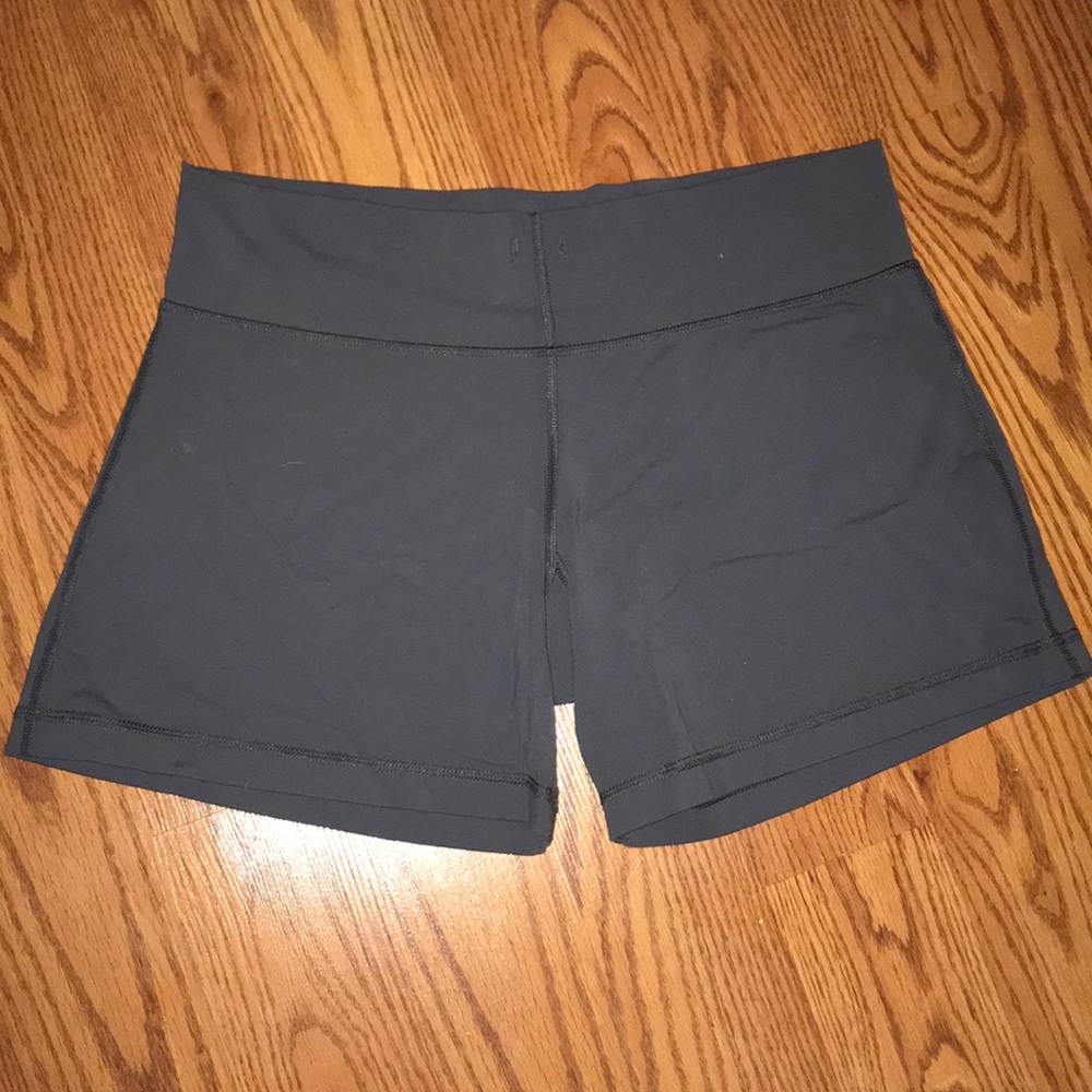 lululemon Charcoal Gray Yoga Shorts